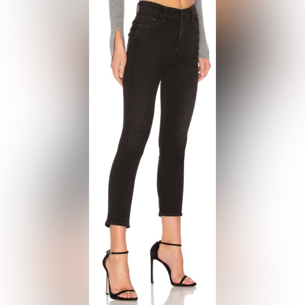 Citizens Of Humanity Rocket Crop High Rise Skinny Jeans Black 28